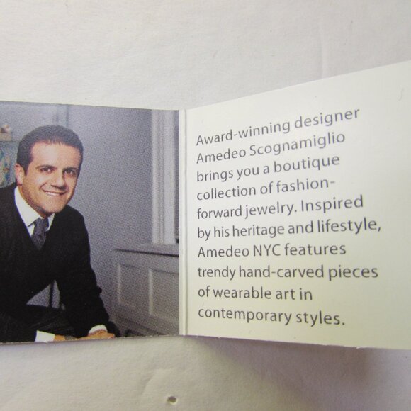 Dazzling Cameo Jewelry Set Amadeo NYC for HSN - Picture 13 of 16